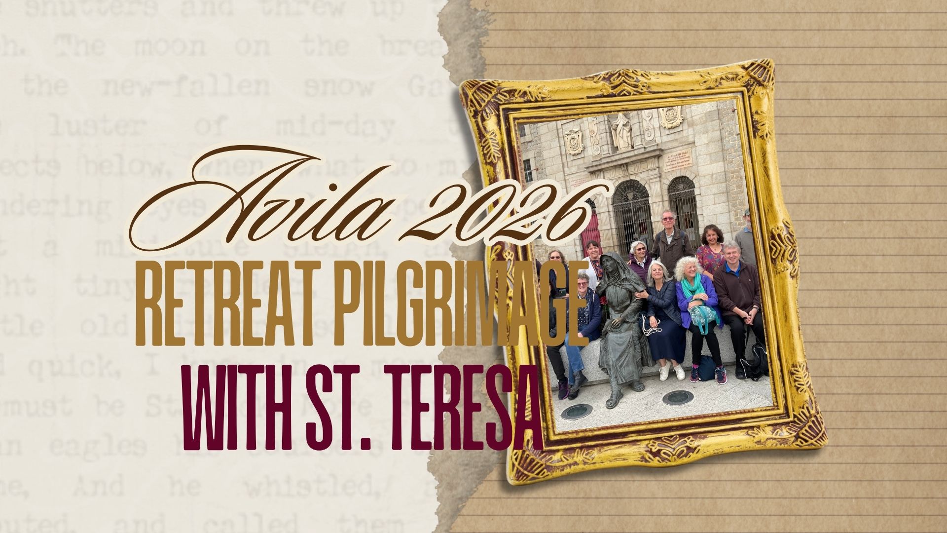 Retreat Pilgrimage Teresa of Avila 2026 - Including Flights