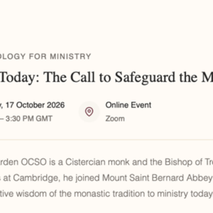 ENRICHING MINISTRY DAY Bishop Erik Varden OCSO £20 (consession)