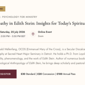 ENRICHING MINISTRY DAY Dr Donald Wallenfang, OCDS £30