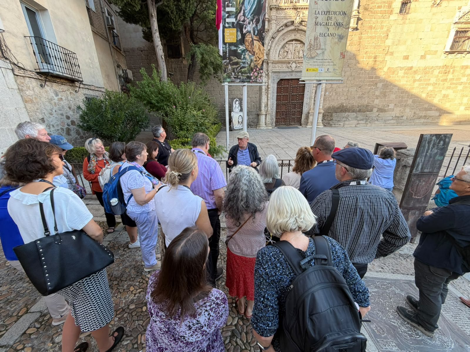 Outside the Museo de Santa Cruz, Toledo