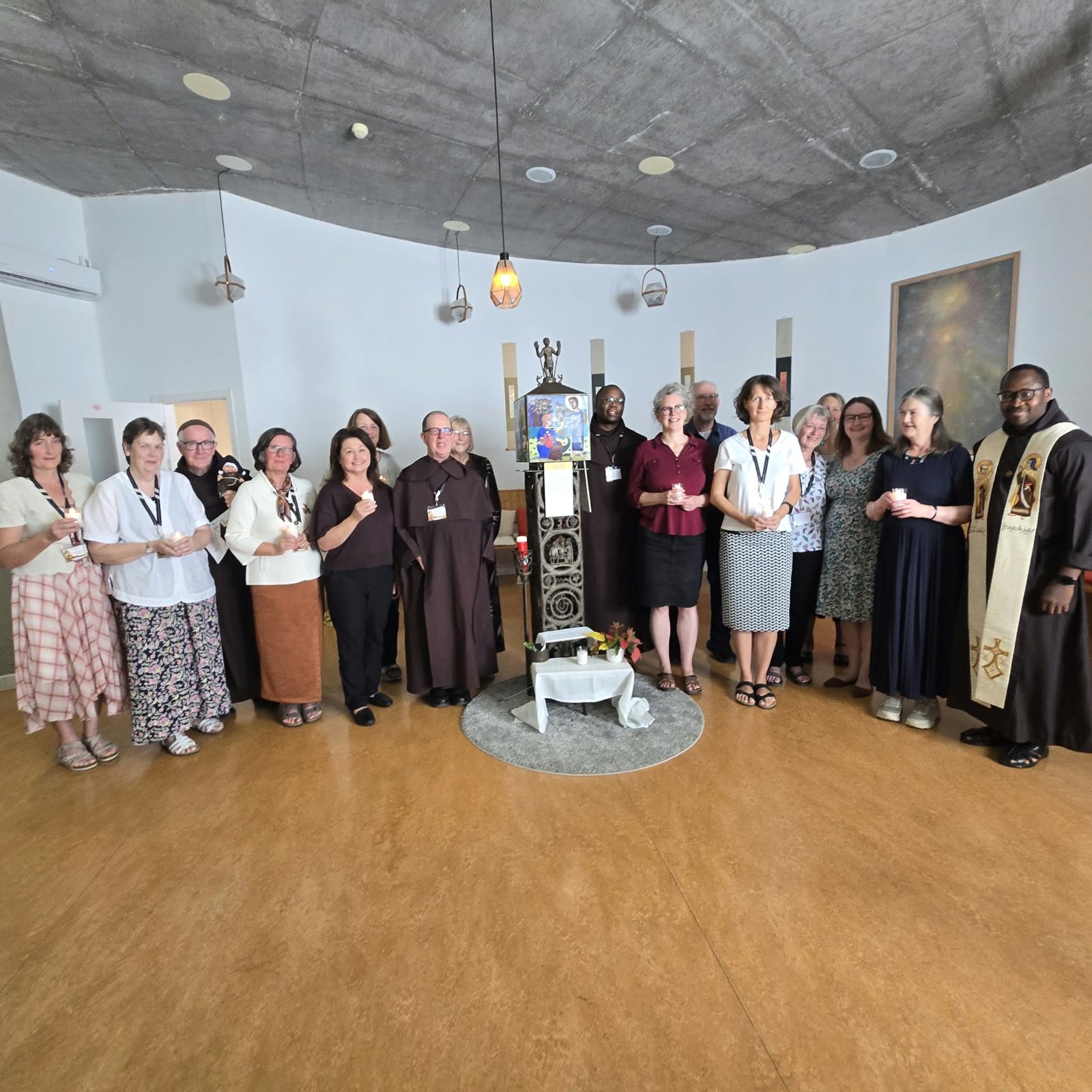 Candlelit prayer together